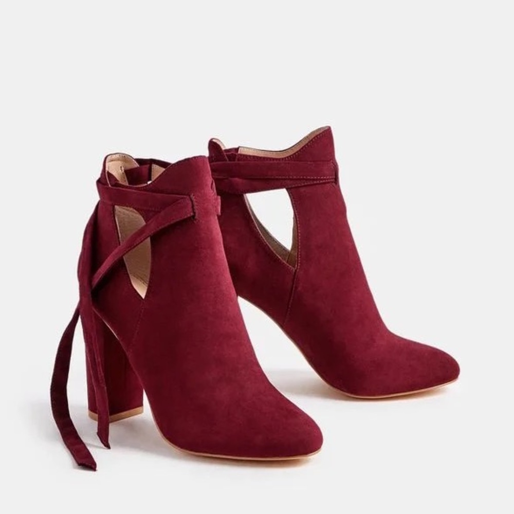 Faux Suede Bootie